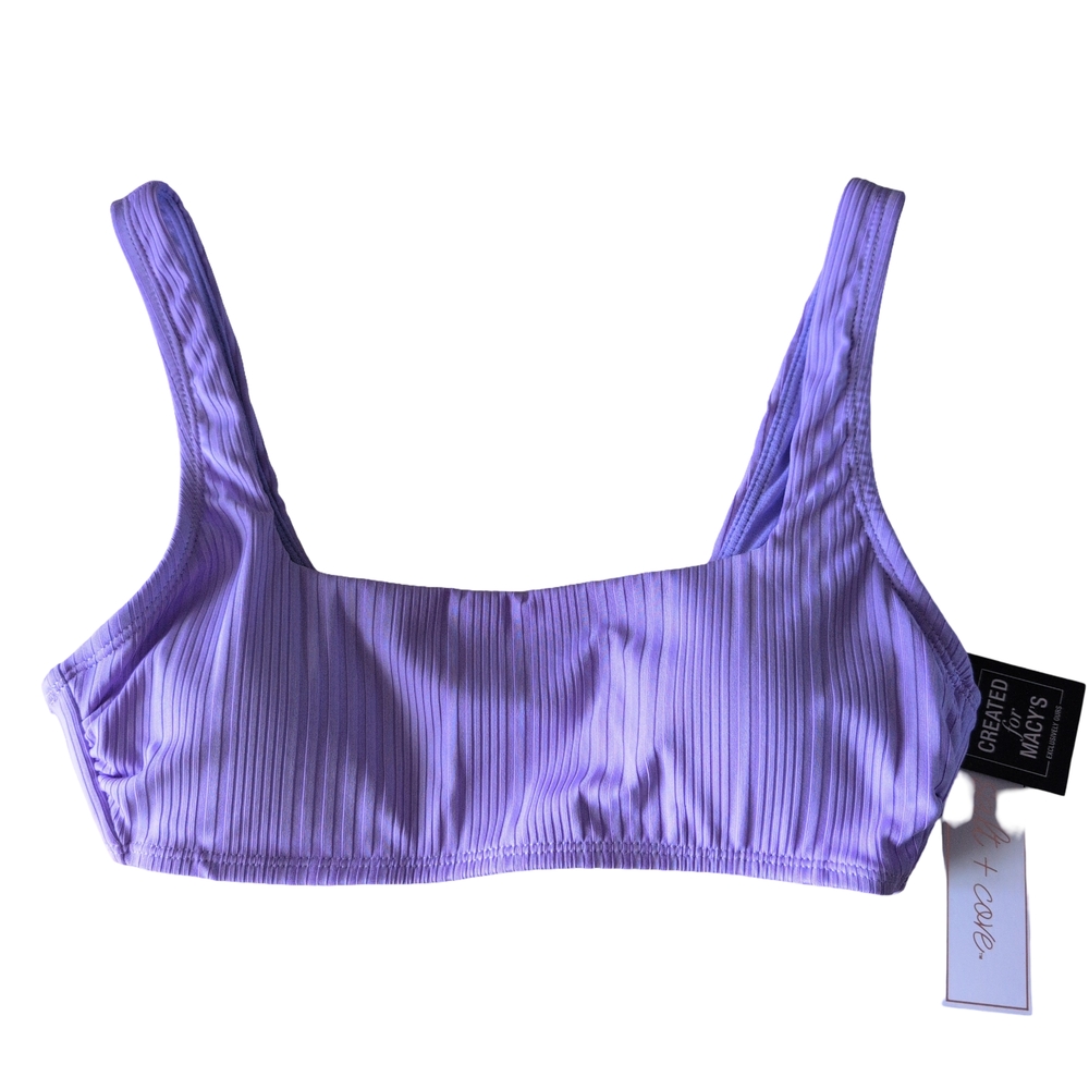 Lavender Ribbed Bralette